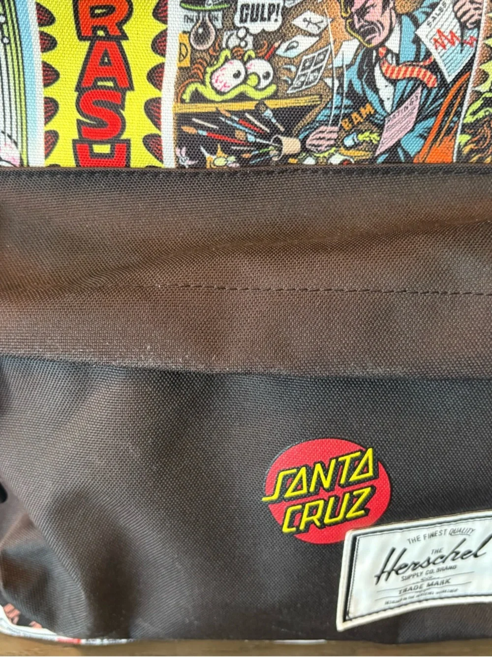 Herschel Supply Co. x Santa Cruz Comic Print Backpack | Classic XL | Black